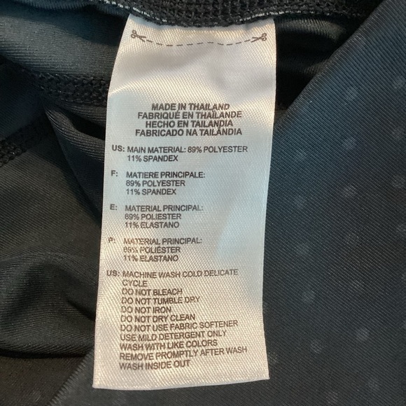 Adidas Climalite High Rise Capri Leggings Size M Black - Picture 7 of 7